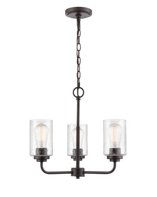 Moven 3-Light Chandelier Ceiling - Rubbed Bronze