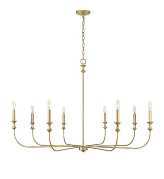 Savanne 8-Light Chandelier Ceiling Light Vintage Brass