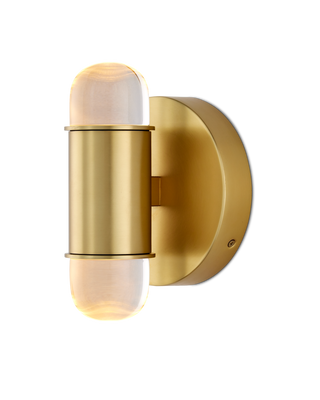 Capsule Brass Wall Sconce