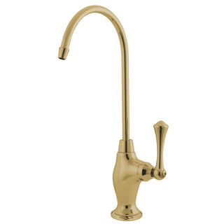 Vintage Water Filtration Faucet in Polished Brass