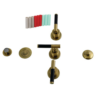 Kaiser Bidet Faucet in Antique Brass