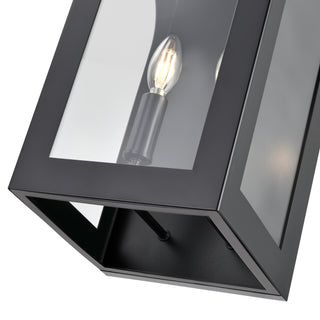 Bratton 2-Light Outdoor Wall Sconce Powder Coated Black