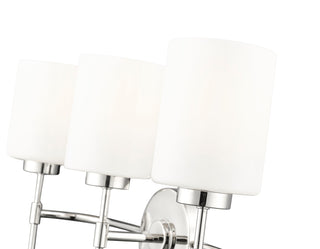 Keylee 22" Wide 3-Light Vanity - Polished Nickel