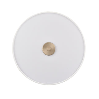 Guyten 13" Wide 2-Light Flushmount - Modern Gold