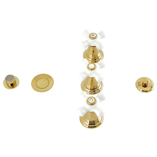 Victorian Bidet Faucet in Polished Brass