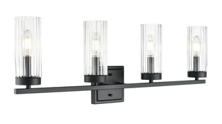 Iversen 29.75" Wide 4-Light Vanity - Matte Black