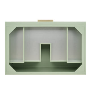 36 Inch Emmeline Freestanding Vanity in Pistachio / Eternal Jasmine Pearl Top
