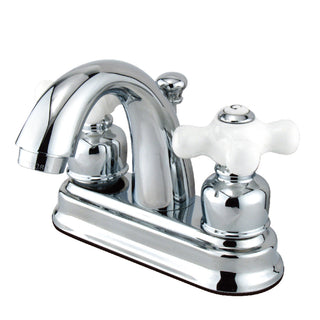 Restoration 4 Inch Centerset Bathroom Faucet in Polished Chrome
