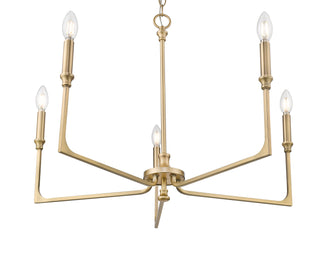 Azara 28" Wide 5-Light Chandelier - Vintage Brass