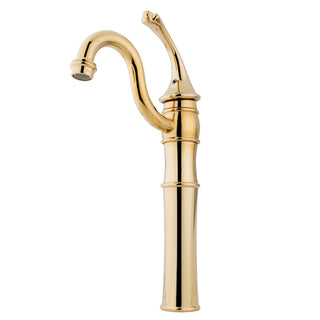Georgian Vessel Faucet in Polished Brass
