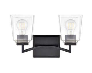 Avenna 14.5" Wide 2-Light Vanity - Matte Black