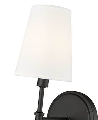 Adorra 15" High 1-Light Wall Sconce - Matte Black