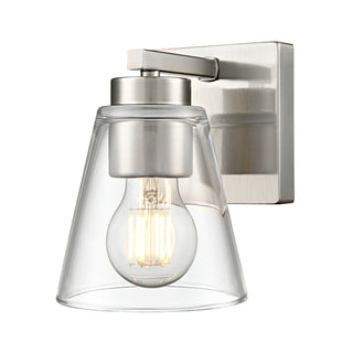 Strayhan 6.75" High 1-Light Wall Sconce - Brushed Nickel