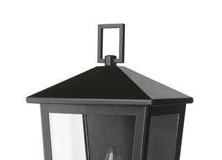 Munger 14" High 1-Light Outdoor Wall Sconce - Powder Coated Black