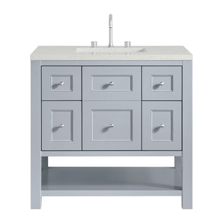 36 Inch Breckenridge Freestanding Vanity in Serenity Blue / Lime Delight Top