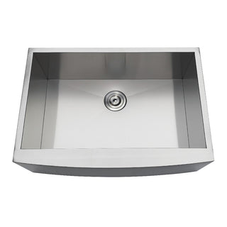 Uptowne 30 Inch Farmhouse Kitchen Sink in Brushed Stainless