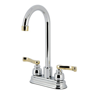 Royale Bar Prep Faucet in Polished Chrome/Polished Brass