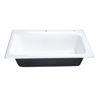 Towne 33 Inch Drop-In Kitchen Sink in White