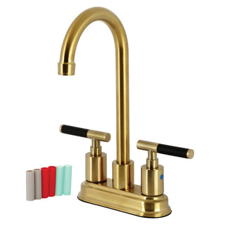 Kaiser Bar Prep Faucet in Brushed Brass