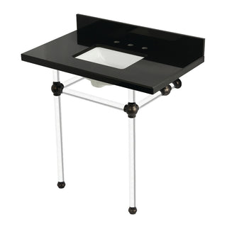 Templeton 36 Inch Console Sink in Oil Rubbed Bronze