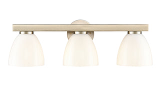 Apria 24" Wide 3-Light Vanity - Modern Gold