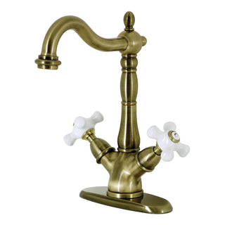 Heritage Vessel Faucet in Antique Brass