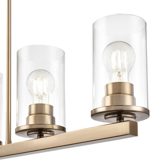 Verlana 35" Wide 5-Light Island - Modern Gold