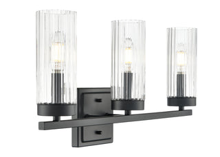 Iversen 21" Wide 3-Light Vanity - Matte Black