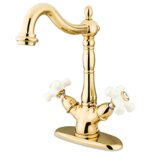 Heritage Vessel Faucet in Polished Brass
