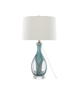 Eudoxia Blue Table Lamp