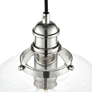 Khrisa 10" Wide 1-Light Pendant - Polished Nickel