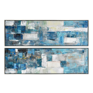 Blue Apparent Wall Art - Set of 2