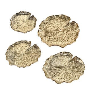 Lilypad Bowls - Set of 4 Gold