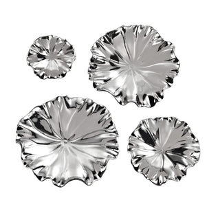 Petal Bowls - Set of 4 Silver