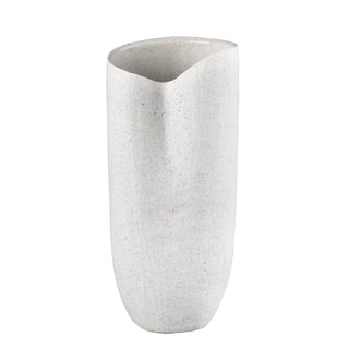 Ferraro Vase - Folded White