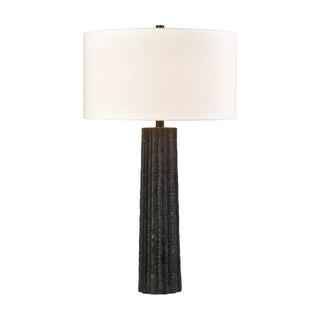 Albert 31'' High 1-Light Table Lamp - Black Glaze