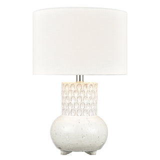 Delia 21'' High 1-Light Table Lamp - White