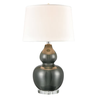 Leze 30'' High 1-Light Table Lamp - Forest Green