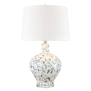 Rueben Crescent 27'' High 1-Light Table Lamp - Blue