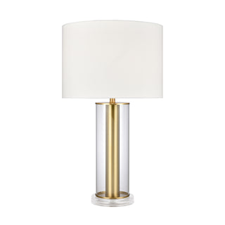 Tower Plaza 26'' High 1-Light Table Lamp - Clear