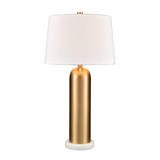 Elishaw 30'' High 1-Light Table Lamp - Aged Brass