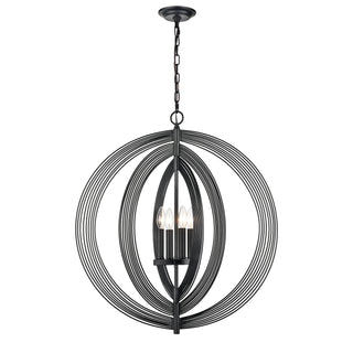 Orme 27'' Wide 4-Light Pendant - Black