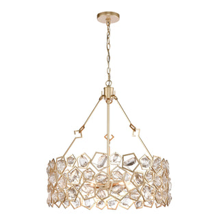 Levana 24'' Wide 5-Light Pendant - Gold