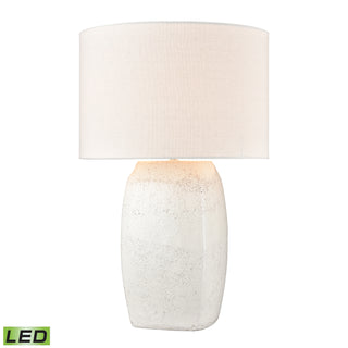 Abbeystead 23'' High 1-Light Table Lamp - White - Includes LED Bulb