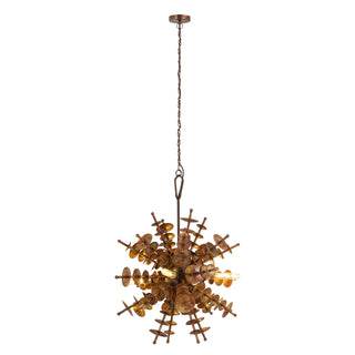 Sigma 28'' Wide 4-Light Pendant - Autumn Brass