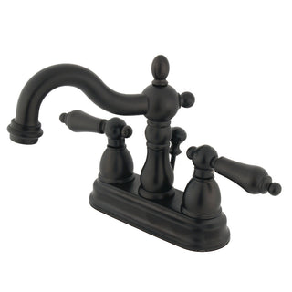 Heritage 4 Inch Centerset Bathroom Faucet in Oil Rubbed Bronze