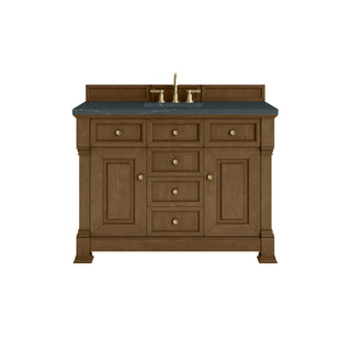 48 Inch Brookfield Freestanding Vanity in Honey Oak / Charcoal Soapstone Top