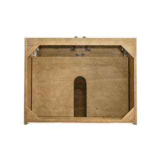 30 Inch Laurent Dual Mount Vanity in Light Natural Oak / White Zeus Top