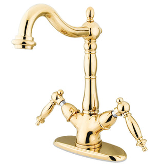 Heritage Vessel Faucet in Polished Brass