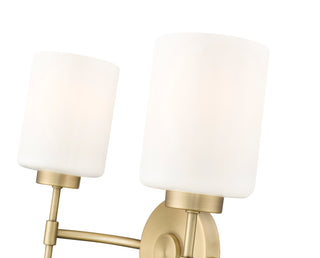 Keylee 15.5" Wide 2-Light Vanity - Vintage Brass